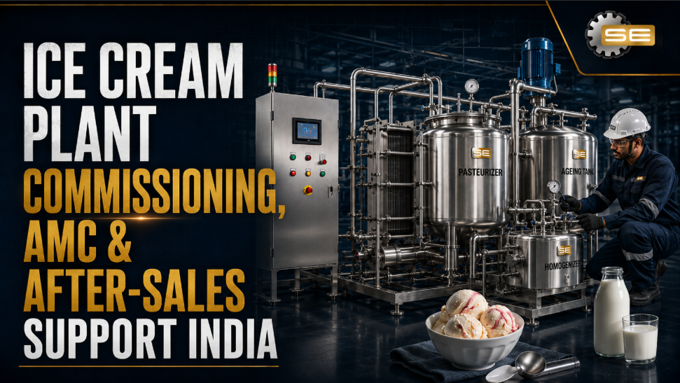 Ice cream plant commissioning and after-sales support by System Engineering Works