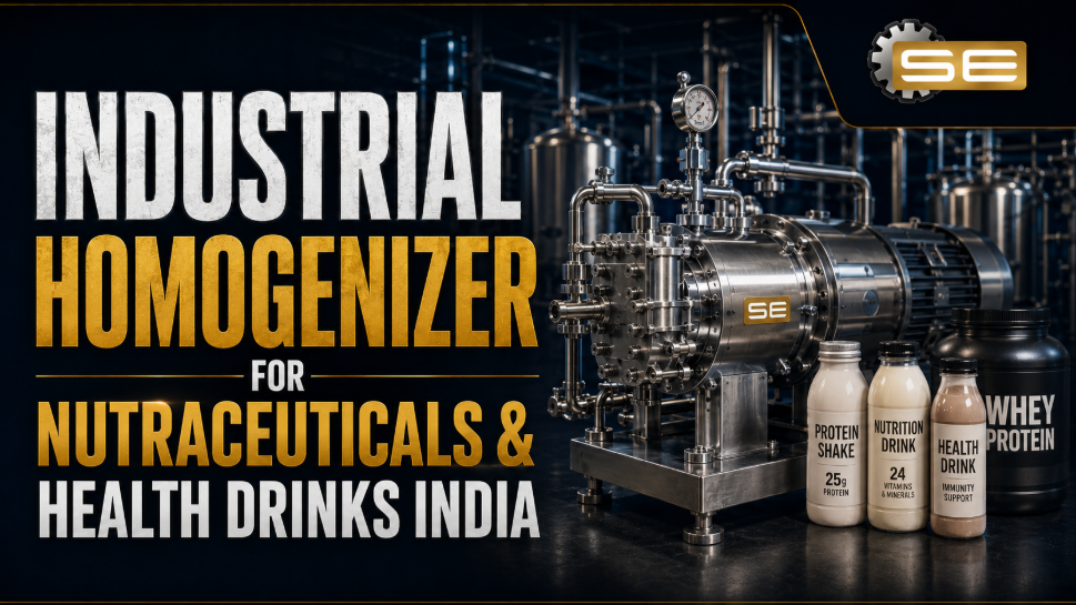 Industrial homogenizer for nutraceuticals health drinks and functional beverages in India