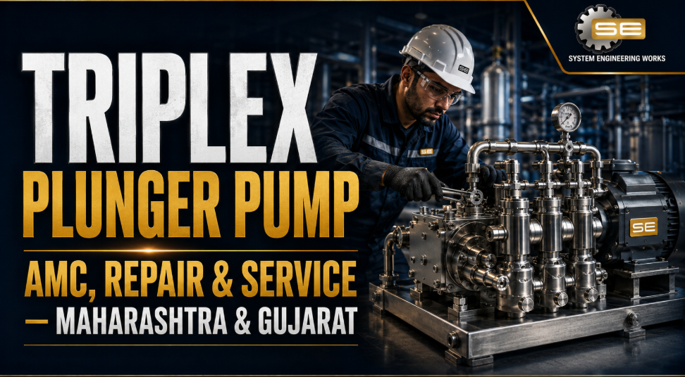 Triplex plunger pump AMC and repair service in Maharashtra and Gujarat